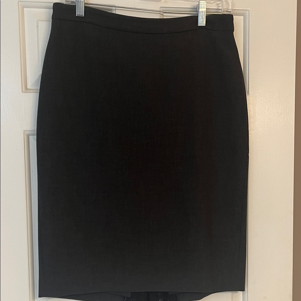 Ann Taylor Elegant Black Pencil Skirt